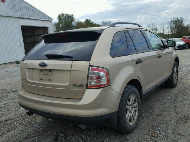 2FMDK36C27BB35967 - 2007 FORD EDGE GOLD photo 4