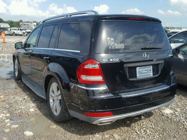 4JGBF7BE4BA689915 - 2011 MERCEDES-BENZ GL 450 4MA BLACK photo 3