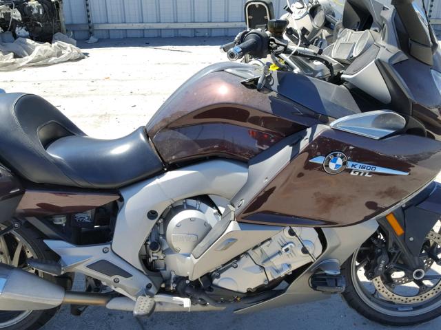 WB1061201DZZ23801 - 2013 BMW K1600 GTL BURGUNDY photo 5