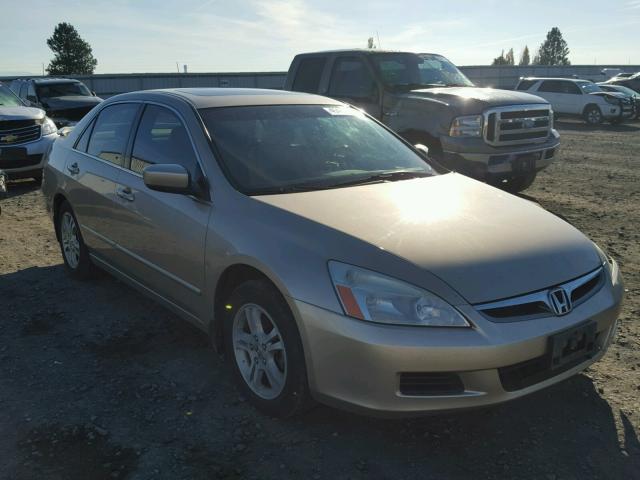 1HGCM55736A057608 - 2006 HONDA ACCORD EX GOLD photo 1