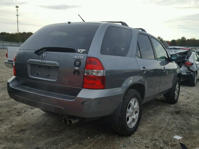 2HNYD18671H537834 - 2001 ACURA MDX TOURIN GRAY photo 4