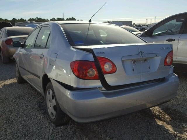 JTDBR32EX60092350 - 2006 TOYOTA COROLLA CE SILVER photo 3