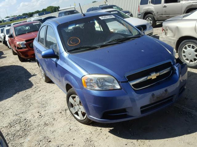 KL1TD56E49B330069 - 2009 CHEVROLET AVEO LS BLUE photo 1