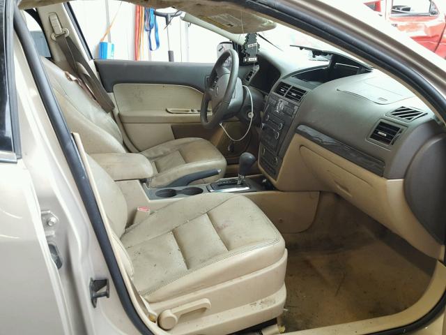 3FAHP02128R166736 - 2008 FORD FUSION SEL TAN photo 5