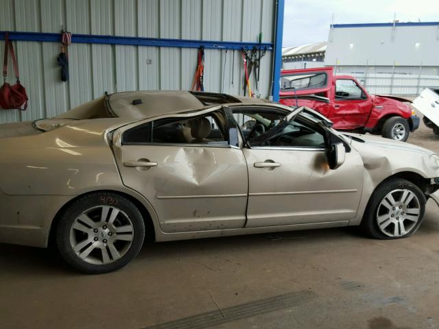 3FAHP02128R166736 - 2008 FORD FUSION SEL TAN photo 9