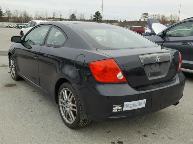 JTKDE177170179860 - 2007 TOYOTA SCION TC შავი ფოტო 3
