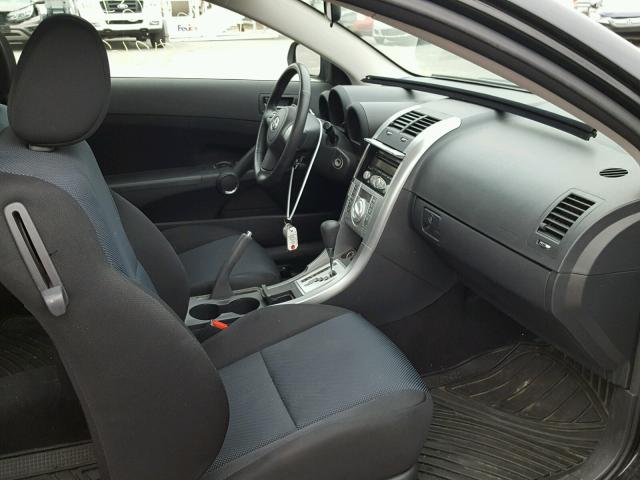 JTKDE177170179860 - 2007 TOYOTA SCION TC შავი ფოტო 5