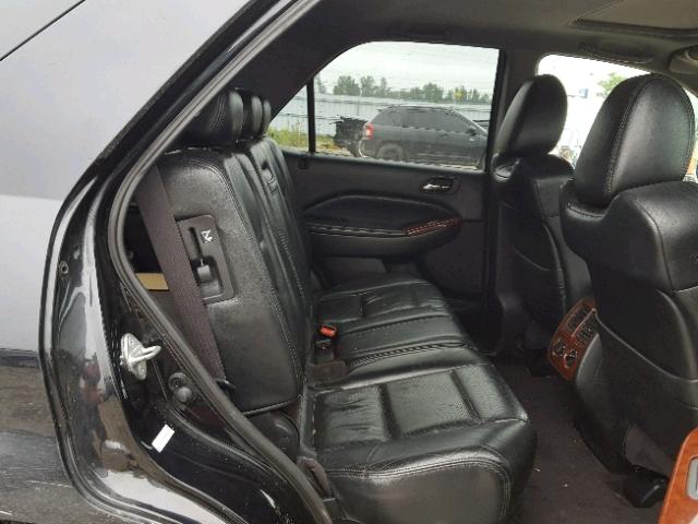 2HNYD18665H003469 - 2005 ACURA MDX TOURIN BLACK photo 6