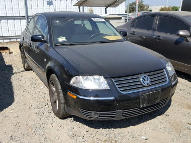 WVWTH63B64P009790 - 2004 VOLKSWAGEN PASSAT GLX BLACK photo 1