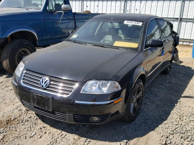 WVWTH63B64P009790 - 2004 VOLKSWAGEN PASSAT GLX BLACK photo 2