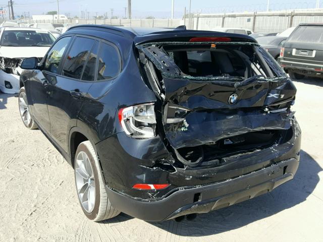 WBAVM5C50DVV89832 - 2013 BMW X1 XDRIVE3 BLACK photo 3