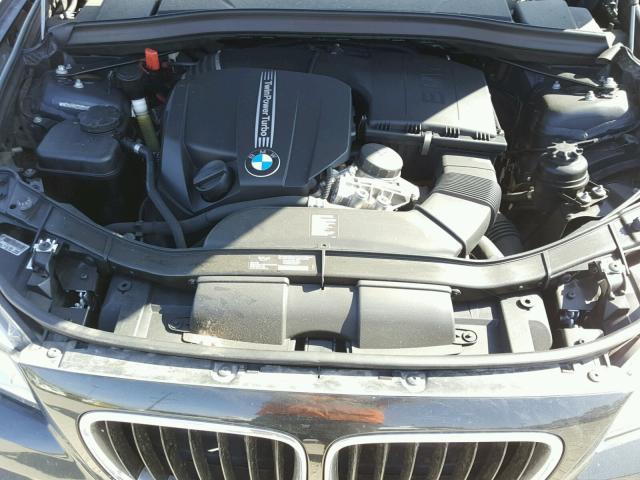 WBAVM5C50DVV89832 - 2013 BMW X1 XDRIVE3 BLACK photo 7