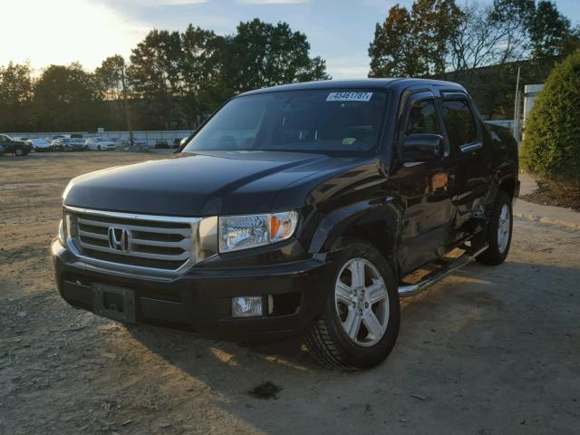 5FPYK1F55DB010317 - 2013 HONDA RIDGELINE BLACK photo 2