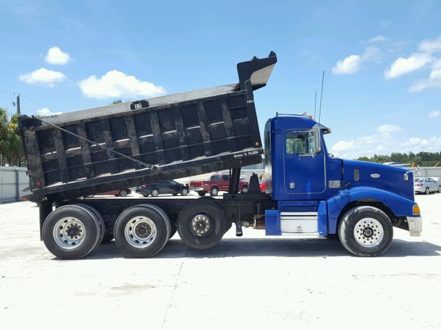 1XPCD69X2XD485537 - 1999 PETERBILT 377 BLUE photo 9