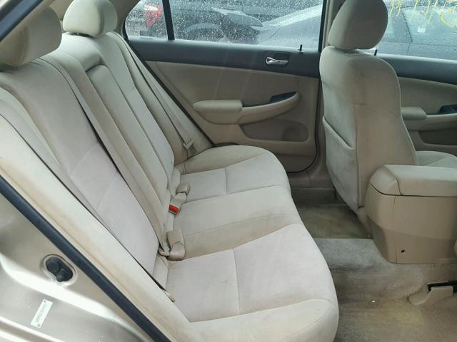 1HGCM56373A142376 - 2003 HONDA ACCORD TAN photo 6