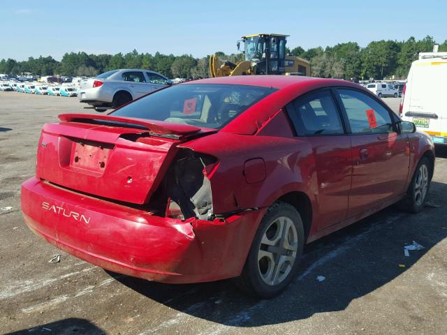 1G8AW12F83Z205375 - 2003 SATURN ION LEVEL Qırmızı foto 4
