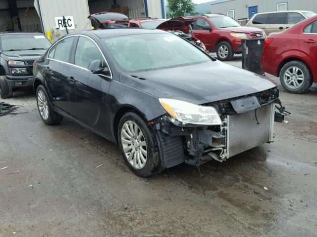 2G4GR5EK0C9161658 - 2012 BUICK REGAL BLACK photo 1
