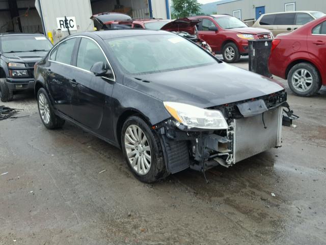 2G4GR5EK0C9161658 - 2012 BUICK REGAL BLACK photo 1