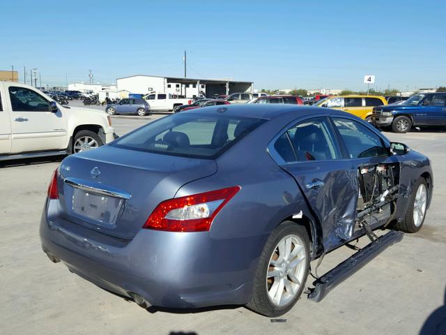 1N4AA5AP5AC868298 - 2010 NISSAN MAXIMA SILVER photo 4