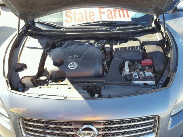 1N4AA5AP5AC868298 - 2010 NISSAN MAXIMA SILVER photo 7