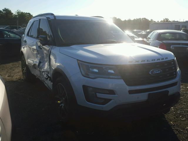 1FM5K8GT1HGC50652 - 2017 FORD EXPLORER S WHITE photo 1