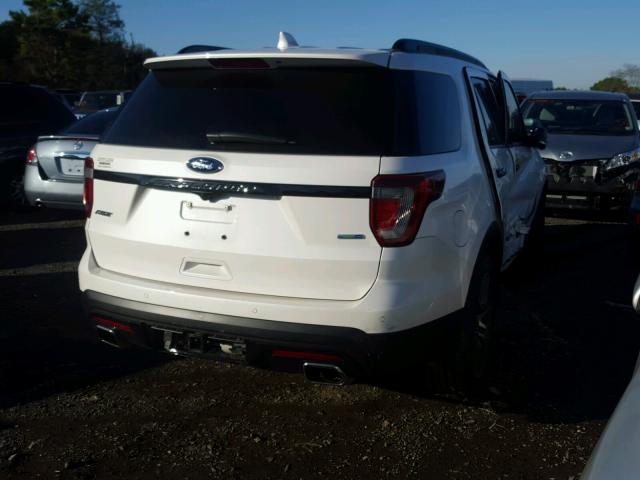 1FM5K8GT1HGC50652 - 2017 FORD EXPLORER S WHITE photo 6