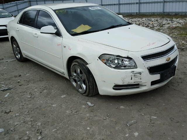 1G1ZH57B084235693 - 2008 CHEVROLET MALIBU 1LT Biały zdjęcie 1