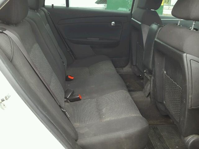 1G1ZH57B084235693 - 2008 CHEVROLET MALIBU 1LT Biały zdjęcie 6