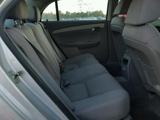 1G1ZB5EB0A4148015 - 2010 CHEVROLET MALIBU LS ვერცხლისფერი ფოტო 6