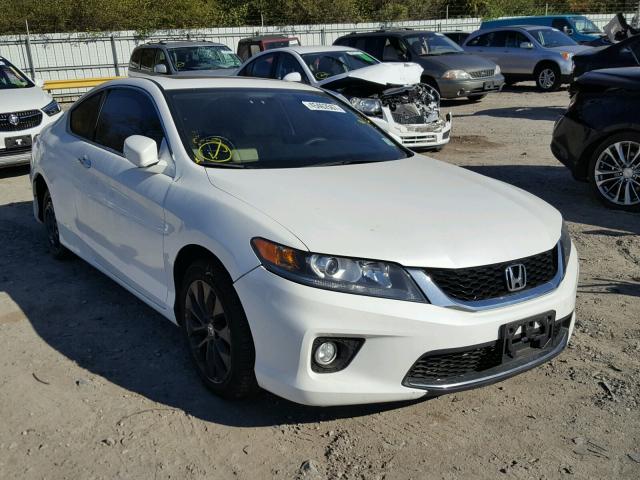 1HGCT1B74EA015852 - 2014 HONDA ACCORD EX WHITE photo 1