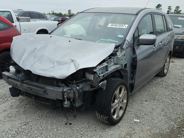 JM1CR2W39A0388850 - 2010 MAZDA 5 GRAY photo 2