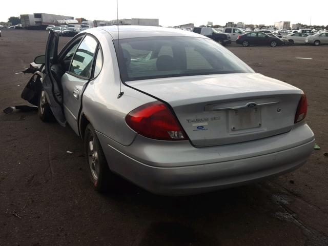 1FAFP55202A251312 - 2002 FORD TAURUS SES SILVER photo 3