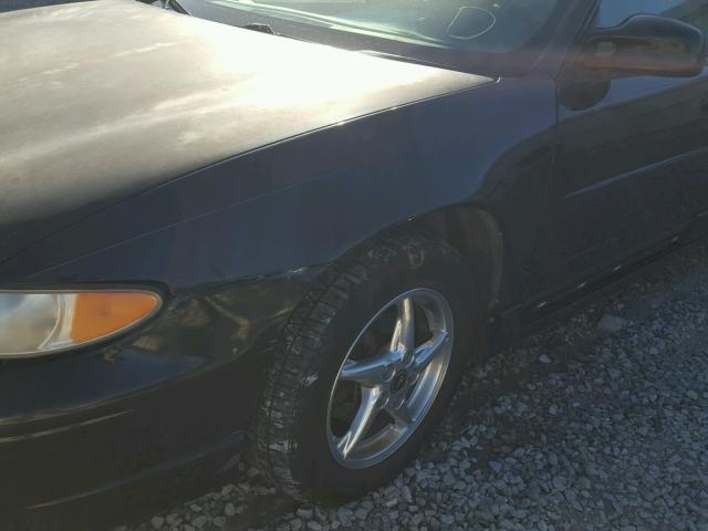 1G2WP52K03F153825 - 2003 PONTIAC GRAND PRIX BLACK photo 9