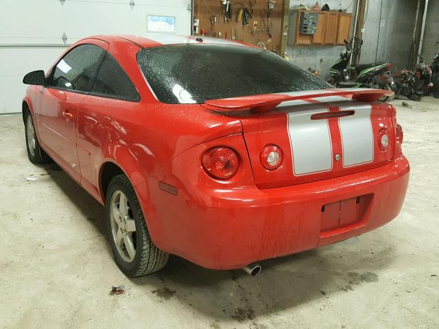 1G1AL18F587154709 - 2008 CHEVROLET COBALT LT RED photo 3