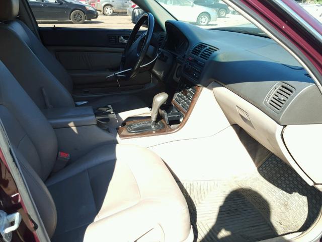 JH4KA7669SC003893 - 1995 ACURA LEGEND L MAROON photo 5