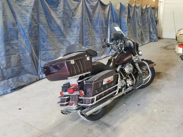 1HD1FF4197Y693329 - 2007 HARLEY-DAVIDSON FLHT CLASS BURGUNDY photo 4