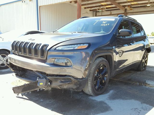 1C4PJLAS1HW502957 - 2017 JEEP CHEROKEE CHARCOAL photo 2