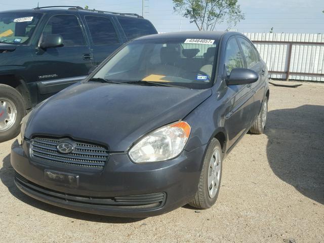 KMHCN46C99U291333 - 2009 HYUNDAI ACCENT GLS GRAY photo 2