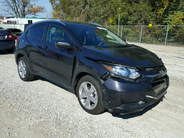 3CZRU6H74GM734898 - 2016 HONDA HR-V EXL GRAY photo 1