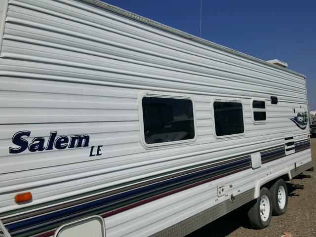 4X4TSME293T102161 - 2003 CABIN TRAILER SALEM WHITE photo 9