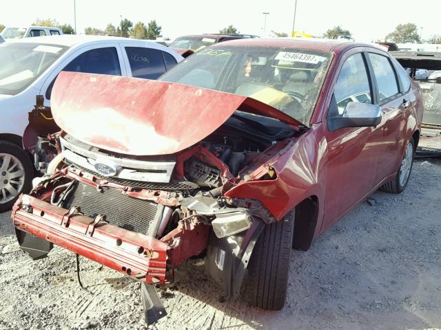 1FAHP3HN7BW136910 - 2011 FORD FOCUS SEL RED photo 2