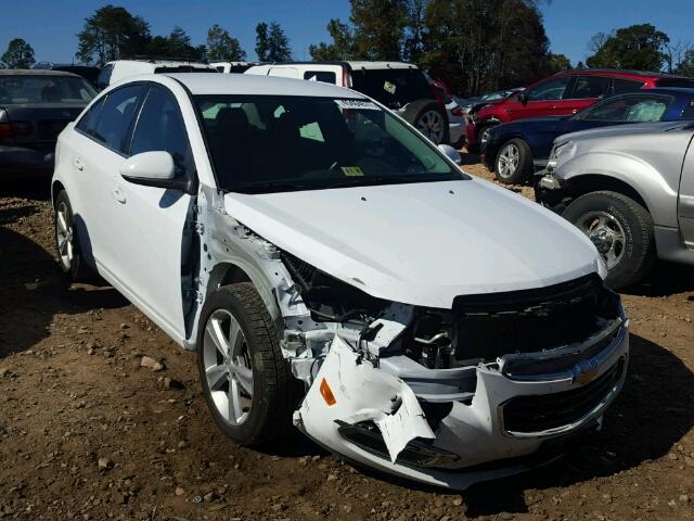 1G1PE5SB5F7252962 - 2015 CHEVROLET CRUZE LT WHITE photo 1