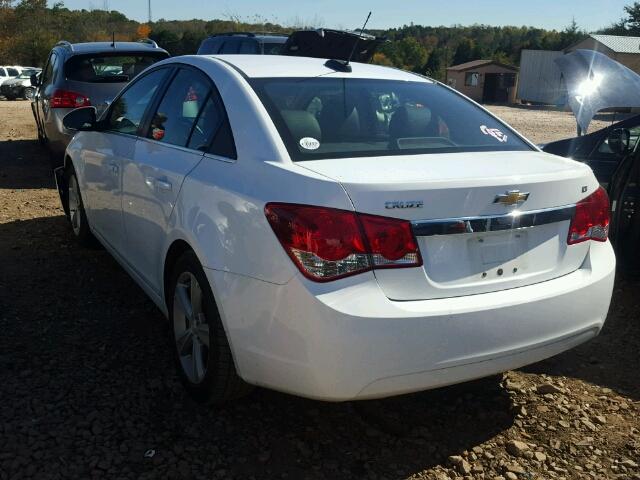 1G1PE5SB5F7252962 - 2015 CHEVROLET CRUZE LT WHITE photo 3