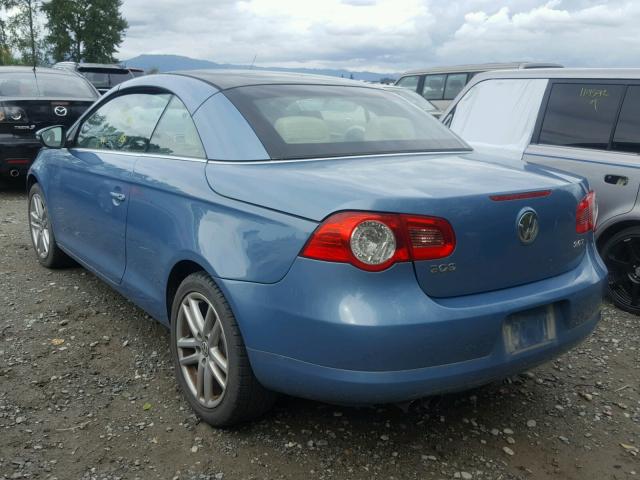 WVWFA71F99V010660 - 2009 VOLKSWAGEN EOS LUX 青绿色 照片 3