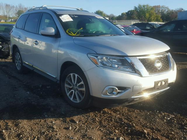 5N1AR2MM6EC689255 - 2014 NISSAN PATHFINDER SILVER photo 1