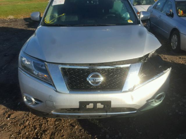 5N1AR2MM6EC689255 - 2014 NISSAN PATHFINDER SILVER photo 7