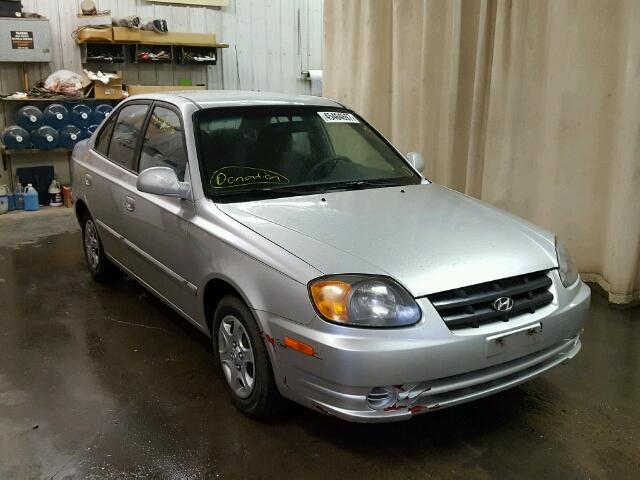 KMHCG45C05U598234 - 2005 HYUNDAI ACCENT GL SILVER photo 1