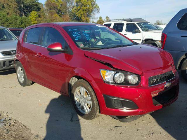 1G1JC6SH8F4167640 - 2015 CHEVROLET SONIC LT RED photo 1