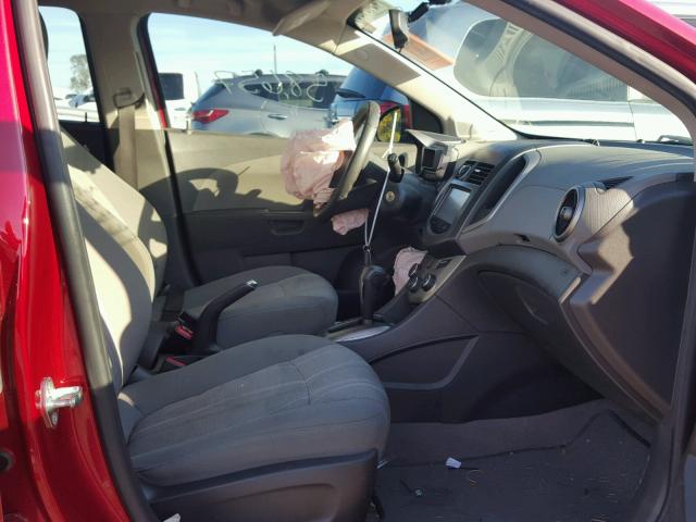 1G1JC6SH8F4167640 - 2015 CHEVROLET SONIC LT 红色 照片 5