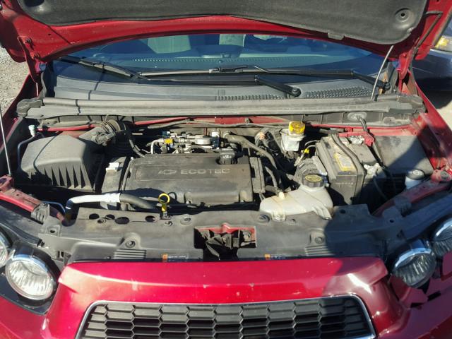 1G1JC6SH8F4167640 - 2015 CHEVROLET SONIC LT 红色 照片 7